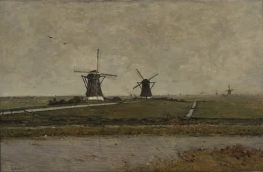Polder con mulini vicino a Overschie